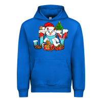Cobalt joy christmas with snowman bbs Urban Hoodie - BundleAndBundleShop