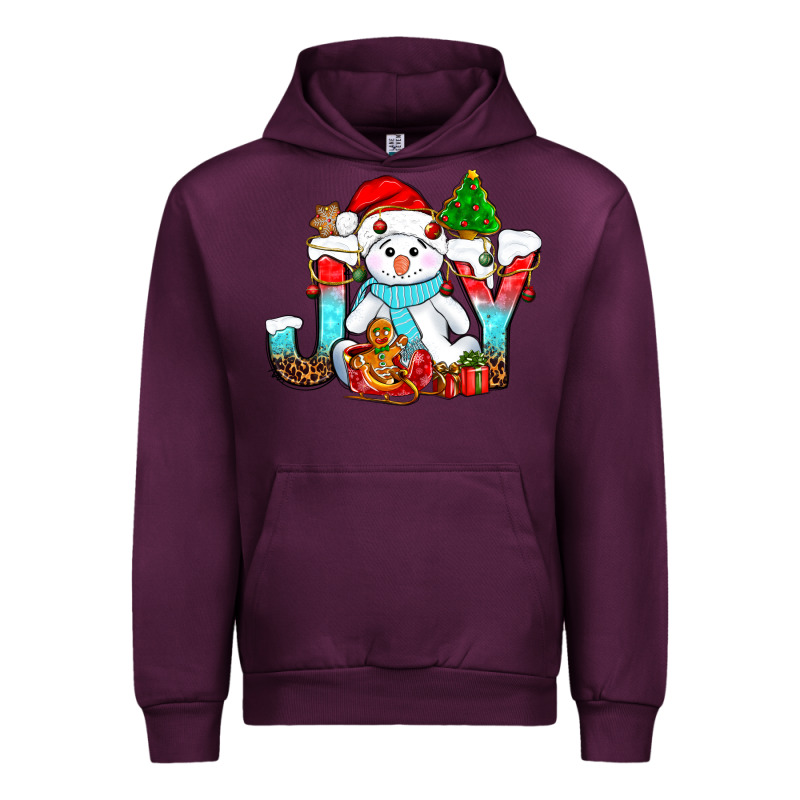Joy Christmas With Snowman Bbs Urban Hoodie by BundleAndBundleShop | Teevron