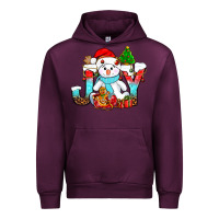 Mauve Wine joy christmas with snowman bbs Urban Hoodie - BundleAndBundleShop