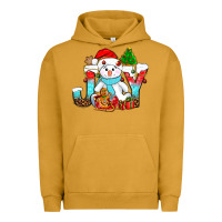 Pigment Peanut Butter joy christmas with snowman bbs Urban Hoodie - BundleAndBundleShop