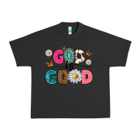 Pigment Black god is good Urban Heavy Tee - texasbilliewilder