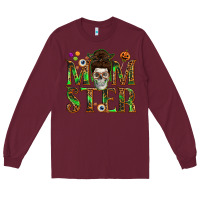 Burgundy Momster Long Sleeve Tee - texasbilliewilder