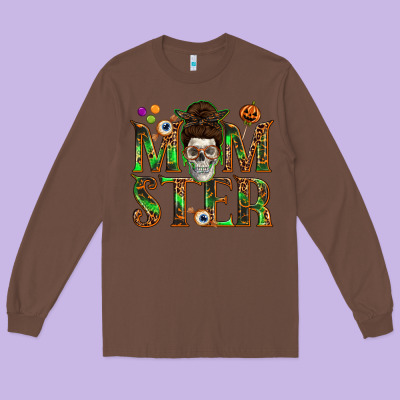 Momster Long Sleeve Tee Designed By Texasbilliewilder