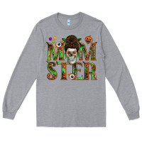 Heather Grey Momster Long Sleeve Tee - texasbilliewilder