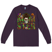 Plum Momster Long Sleeve Tee - texasbilliewilder