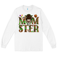 White Momster Long Sleeve Tee - texasbilliewilder