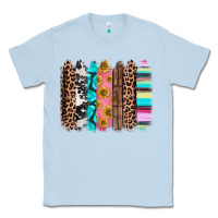 Dusty Blue Western brushstrokes Classic Tee - CTS Tumbler Store