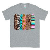 Heather Grey Western brushstrokes Classic Tee - CTS Tumbler Store