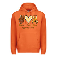 Carrot Peace love cure Appendix Cancer Premium Hoodie - NancyCooperArtShop