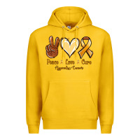 Lemon Peace love cure Appendix Cancer Premium Hoodie - NancyCooperArtShop