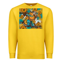 Lemon sunflowers and cowboy boots with cowhide and glitter tumbler Premium Sweatshirt - Artiststas