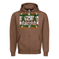 Chestnut soccer gnome Zipper Hoodie - HRA Design Shop