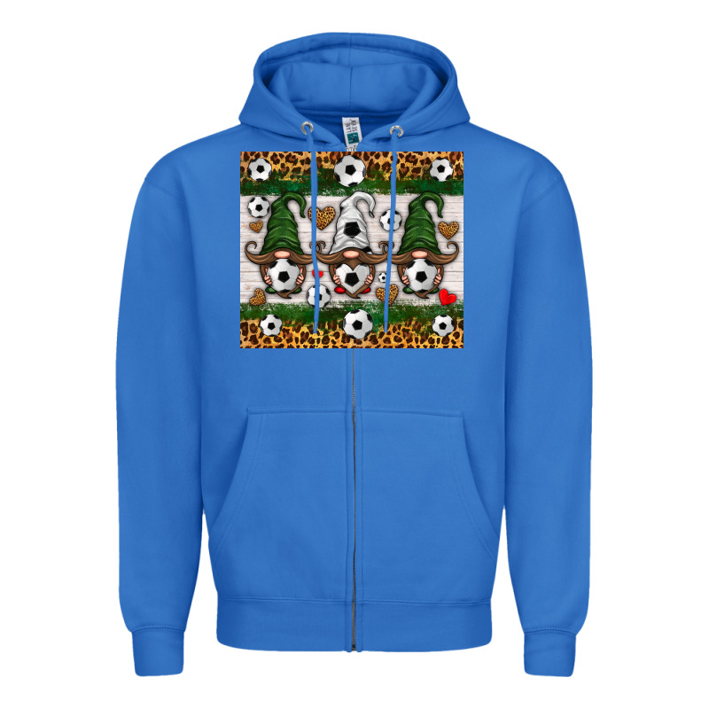 Soccer Gnome Zipper Hoodie by HRA Design Shop | Teevron
