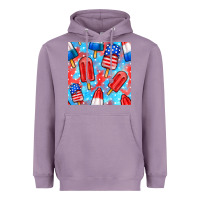 Lavender 4th of july popsicle seamless pattern Heavyweight Hoodie - BundleAndBundleShop