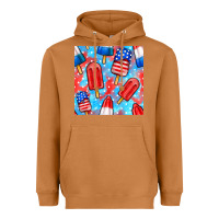 Meerkat 4th of july popsicle seamless pattern Heavyweight Hoodie - BundleAndBundleShop