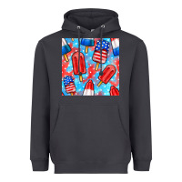 Smoke 4th of july popsicle seamless pattern Heavyweight Hoodie - BundleAndBundleShop