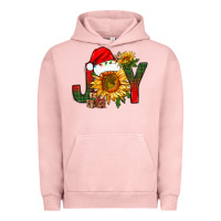 Pigment Salmon joy christmas with sunflower bbs Urban Hoodie - BundleAndBundleShop