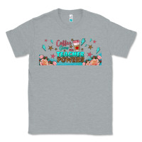 Heather Grey coffe gives me teacher powers libbey glass Classic Tee - BundleAndBundleShop
