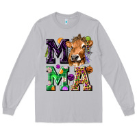 Moon Dust Mama Cow Halloween Long Sleeve Tee - texasbilliewilder