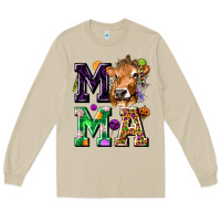 Mushroom Mama Cow Halloween Long Sleeve Tee - texasbilliewilder