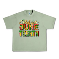 Oil Green celebrate juneteenth Urban Heavy Tee - Zillion Design Studio