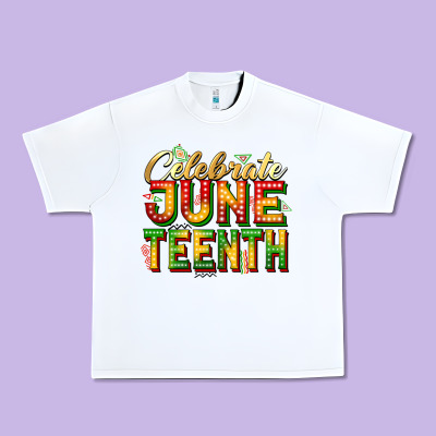 Celebrate Juneteenth Urban Heavy Tee Designed By Zillion Design Studio