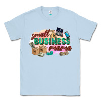 Dusty Blue small business mama Classic Tee - Zillion Design Studio