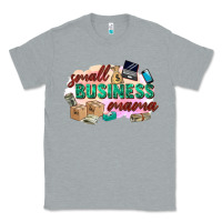 Heather Grey small business mama Classic Tee - Zillion Design Studio
