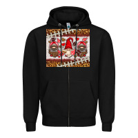 Black American football gnome Zipper Hoodie - HRA Design Shop