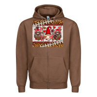Chestnut American football gnome Zipper Hoodie - HRA Design Shop