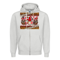 Dove Grey American football gnome Zipper Hoodie - HRA Design Shop