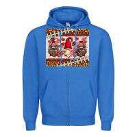 True Royal American football gnome Zipper Hoodie - HRA Design Shop