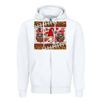 White American football gnome Zipper Hoodie - HRA Design Shop