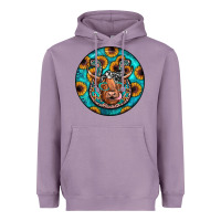 Lavender horseshoe circle Heavyweight Hoodie - JahusDesignShop