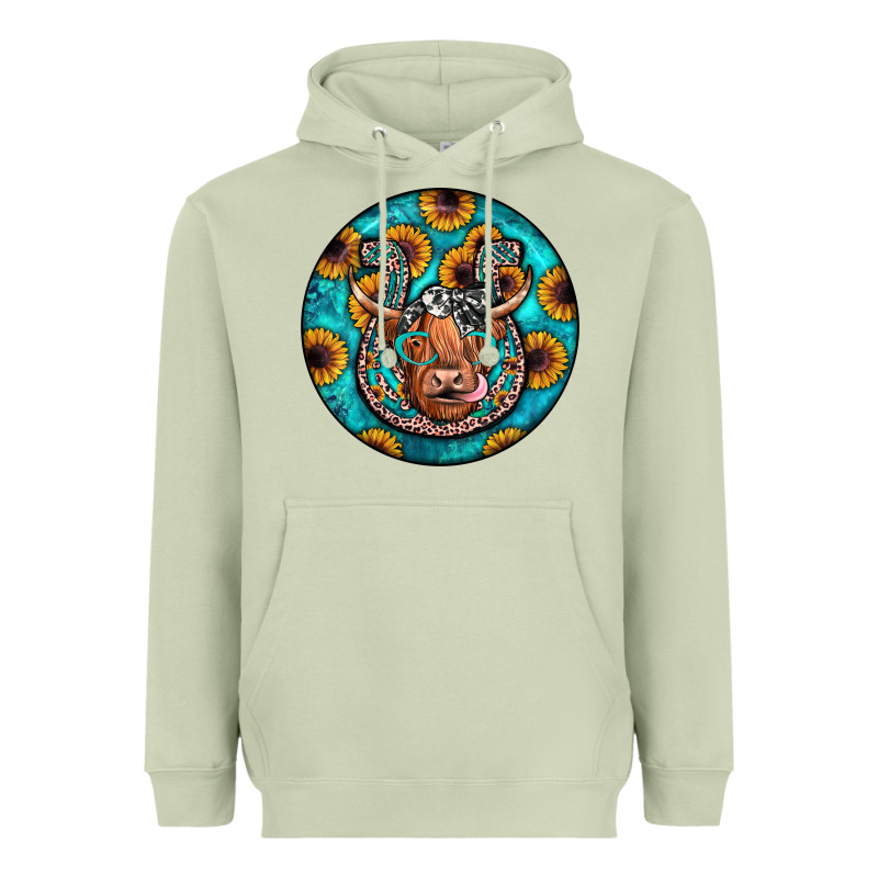 Horseshoe Circle Heavyweight Hoodie by JahusDesignShop | Teevron