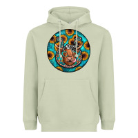 Matcha horseshoe circle Heavyweight Hoodie - JahusDesignShop