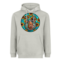 Moon Dust horseshoe circle Heavyweight Hoodie - JahusDesignShop