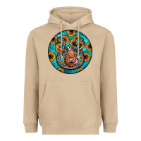 Mushroom horseshoe circle Heavyweight Hoodie - JahusDesignShop