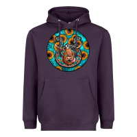 Plum horseshoe circle Heavyweight Hoodie - JahusDesignShop
