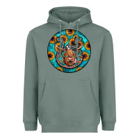 Sage horseshoe circle Heavyweight Hoodie - JahusDesignShop