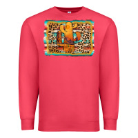 Cardinal cactus western leopard Premium Sweatshirt - AdoDesignShop