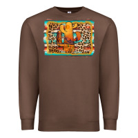 Chestnut cactus western leopard Premium Sweatshirt - AdoDesignShop