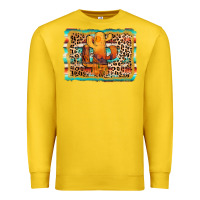 Lemon cactus western leopard Premium Sweatshirt - AdoDesignShop
