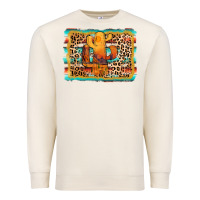 Sandshell cactus western leopard Premium Sweatshirt - AdoDesignShop
