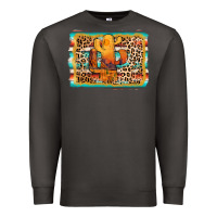 Smoke cactus western leopard Premium Sweatshirt - AdoDesignShop