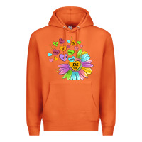 Carrot sunflower love hugs Premium Hoodie - MaliasSmallBusiness