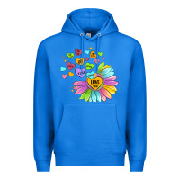 True Royal sunflower love hugs Premium Hoodie - MaliasSmallBusiness