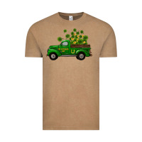 Vintage Coffee st patricks truck shamrock horseshoe gold Vintage Tee - RanaPortraitStore