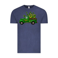 Vintage Denim st patricks truck shamrock horseshoe gold Vintage Tee - RanaPortraitStore