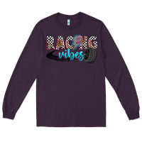 Plum racing vibes Long Sleeve Tee - Zillion Design Studio